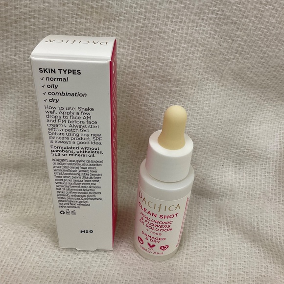 Pacifica Clean Shot Hyaluronic & Flowers 5% Solution 0.80fl oz NIB - Picture 3 of 4